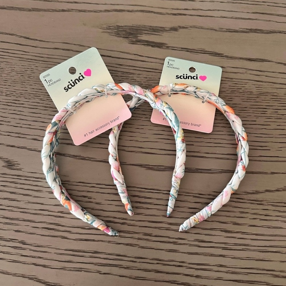 Scunci Braided Headbands - Multicolor